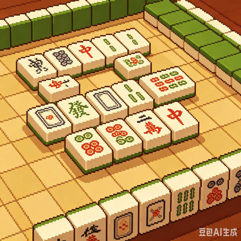 compact mahjong set for small home