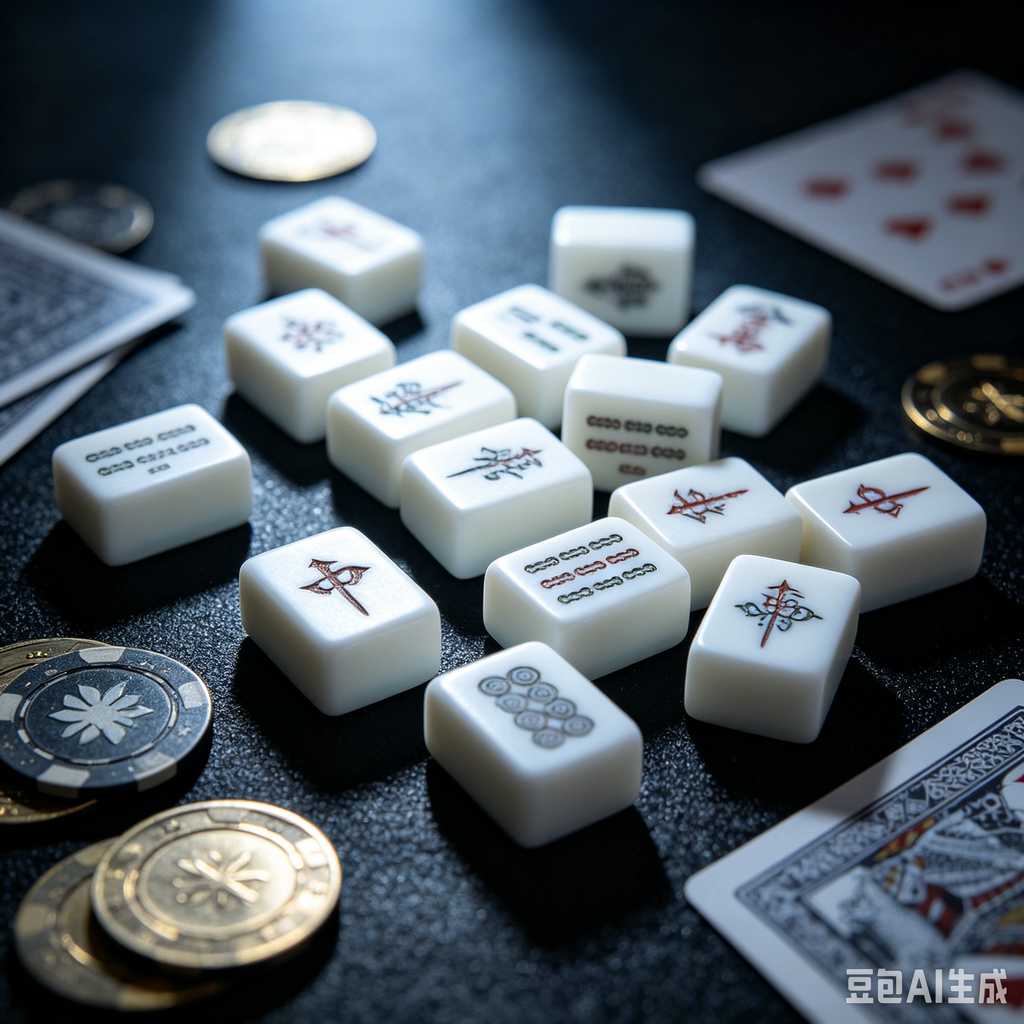 mahjong set for home entertainment