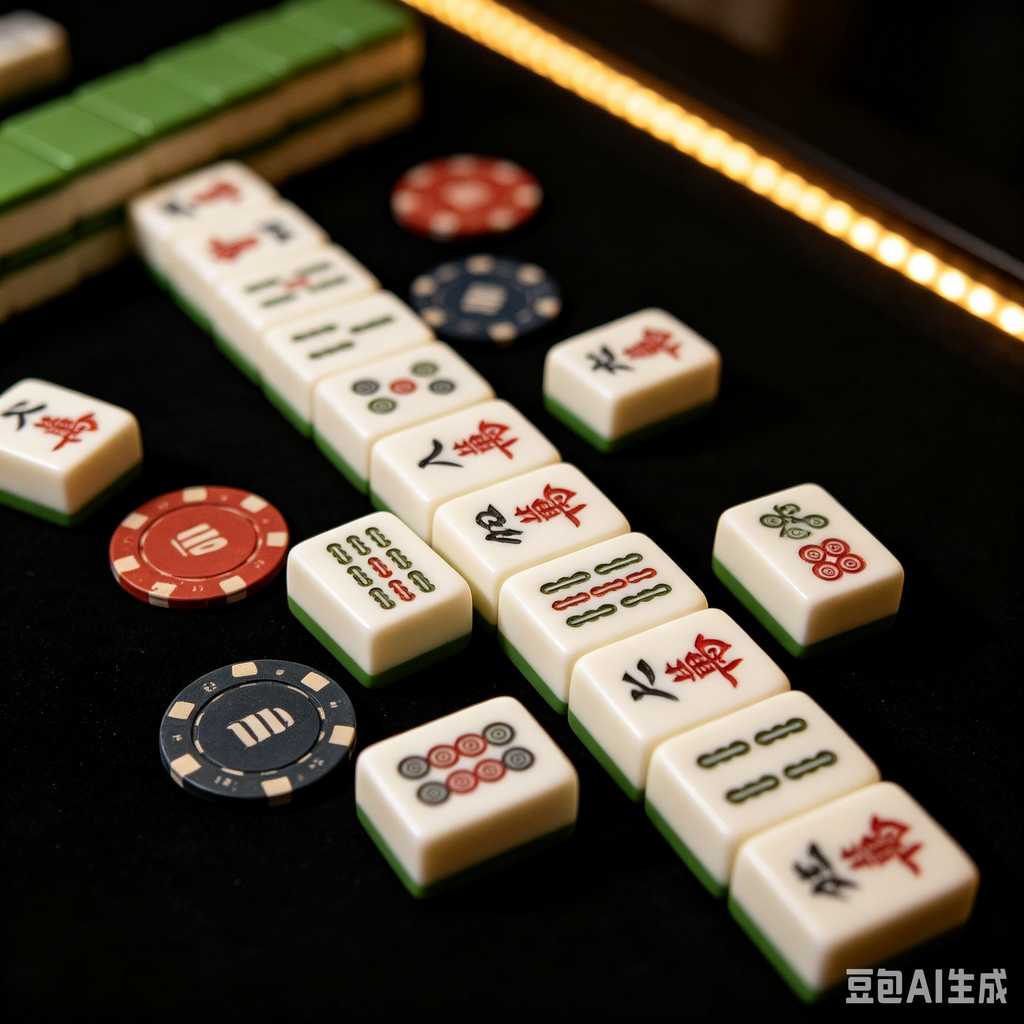 bamboo wood mahjong set